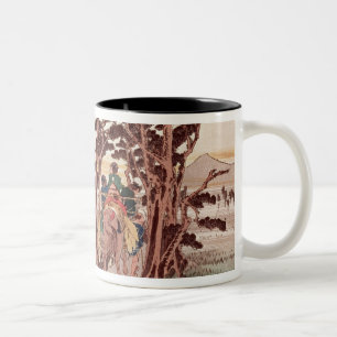 Taza Bicolor Fuji de Yoshiwara