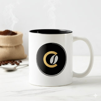 Taza Bicolor Fully Custom Business Logo Branding