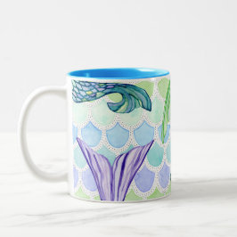 Taza Bicolor Fun Beach Home Mermaid Pega Color de Agua