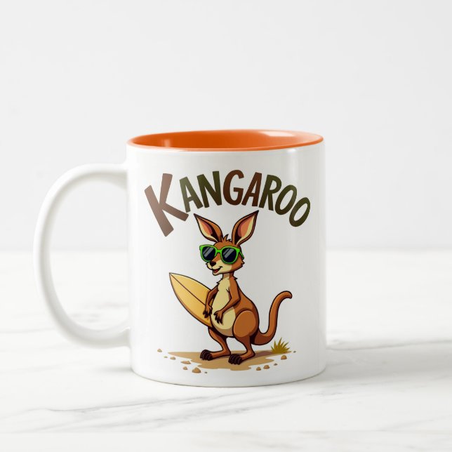 Taza Bicolor Fun Kangaroo (Izquierda)