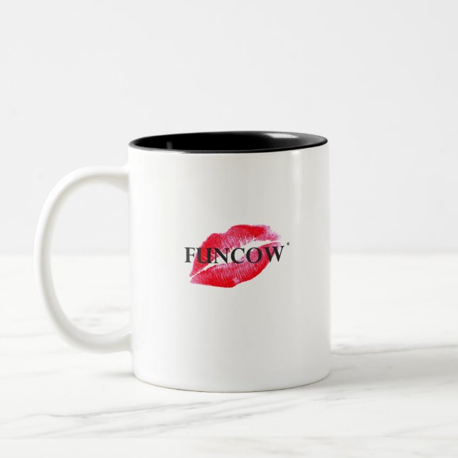 TAZA BICOLOR FUNCOW PINK KISS (Izquierda)