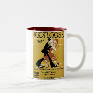 Taza Bicolor Funda del libro de canciones vintage