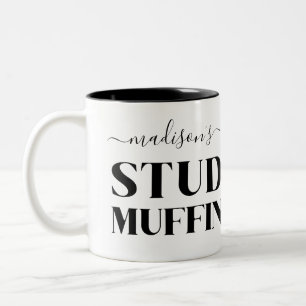 Taza Bicolor Funny Boyfriend Husband Stud Muffin