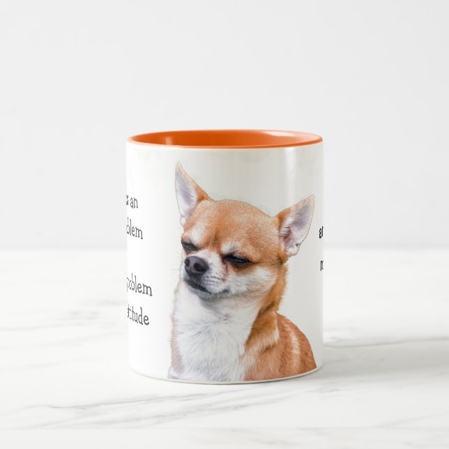 Taza Bicolor Funny Chihuahua (Centro)