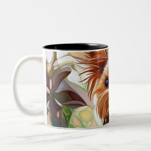 Taza Bicolor Funny Coffee Lover Mug Design with Vibrant Colors