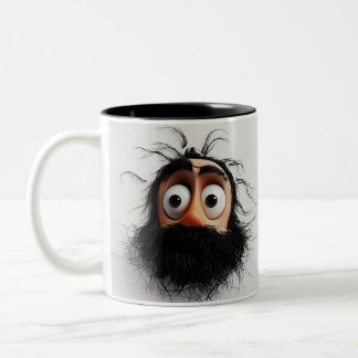 Taza Bicolor Funny Face Mug