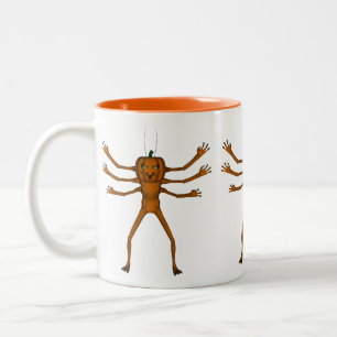 Taza Bicolor Funny Halloween Creeper