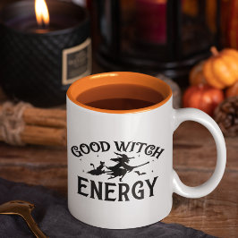Taza Bicolor Funny Halloween Witch Phrase