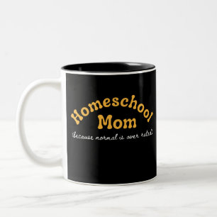 Taza Bicolor Funny Homeschooling