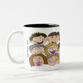 Taza Bicolor Funny Mug Which A Name Can Be Added