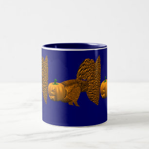 Taza Bicolor Funny Naranja Guppy