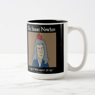 Taza Bicolor Funny Newton Mug