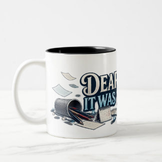 Taza Bicolor Funny Office Christmas Mug