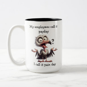 Taza Bicolor Funny Office Payday Mug