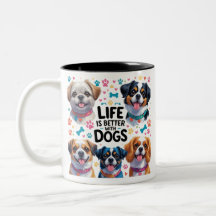 Funny Perro Mug Café Amantes Diseño Mascotas Mug W