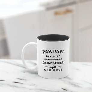 Taza Bicolor Funny Personalizado Abuelo Nickname