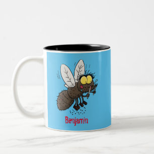 Taza Bicolor Funny personalizado de insectos de herradura