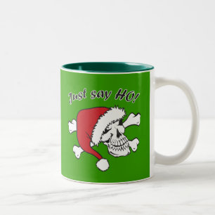 Taza Bicolor Funny Santa Skull