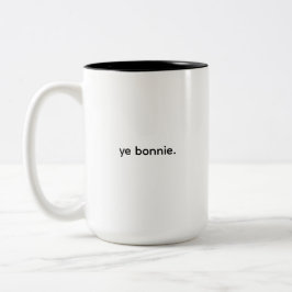 Taza Bicolor Funny Simple Scottish Mug