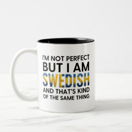 Taza Bicolor Funny Swedish