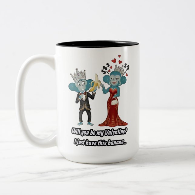 Taza Bicolor Funny valentine's present (Izquierda)