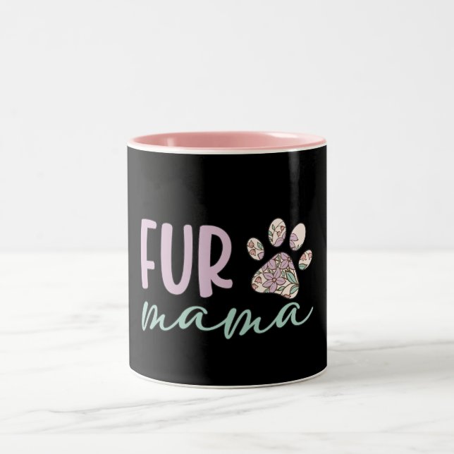 Taza Bicolor Fur Mama Mug (Centro)