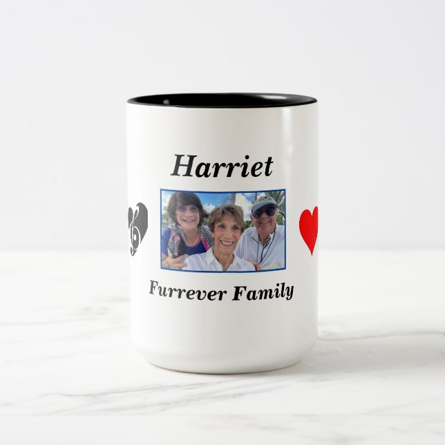 Taza Bicolor Furrever Family Personalized Mug (Centro)