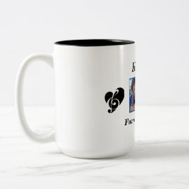 Taza Bicolor Furrever Family Personalized Mug