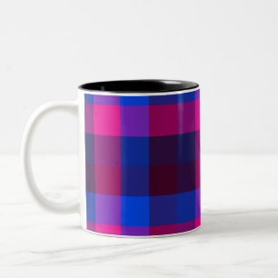 Taza Bicolor Fusión de mosaico de neón