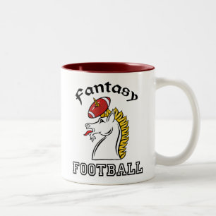 Taza Bicolor Fútbol de la fantasía
