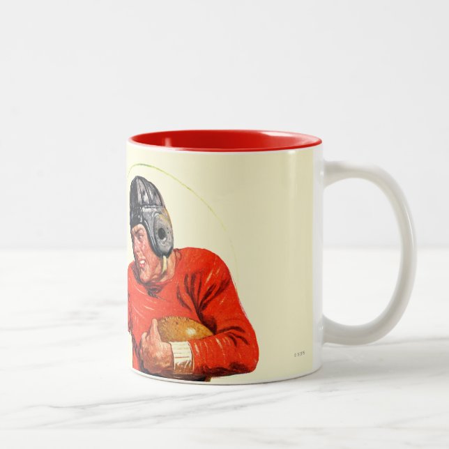 Taza Bicolor Fútbol de la universidad (Derecha)