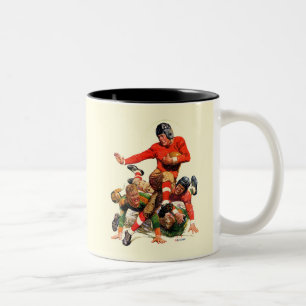 Taza Bicolor Fútbol de la universidad