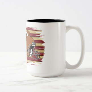 Taza Bicolor Fútbol Patriótico 4 de julio Bandera Estadounidens