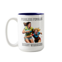 Futbolistas Del Rugby Mug De Dos Tonos