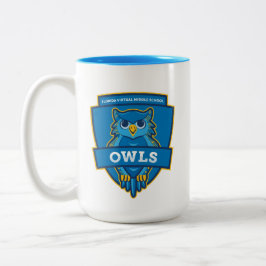 Taza Bicolor FVMS School Mug (azul)