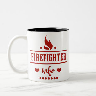 Taza Bicolor FW7 Esposa de bomberos