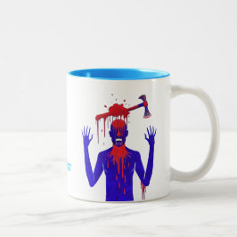 Taza Bicolor Fyodor Dostoevsky, citar el crimen y el castigo