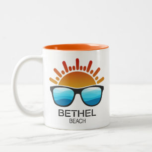 Taza Bicolor Gafas de sol Bethel Beach Virginia