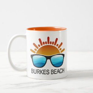Taza Bicolor Gafas de sol Burkes Beach Carolina del Sur