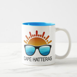 Taza Bicolor Gafas de sol Cape Hatteras Carolina del Norte