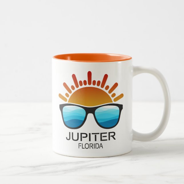 Taza Bicolor Gafas de sol de Júpiter Florida (Derecha)