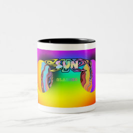 Taza Bicolor GAFAS DE SOL MINIMALISTAS SURREALISTAS Novedad