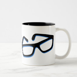 Taza Bicolor Gafas Nerd de Guay