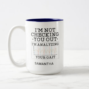 Taza Bicolor Gag de fisioterapeuta que no te revisa