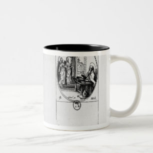 Taza Bicolor Gaius Cornelio Tácito grabado por Julien