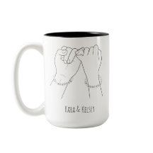 Galantines Custom Besties Gift Line Drawn