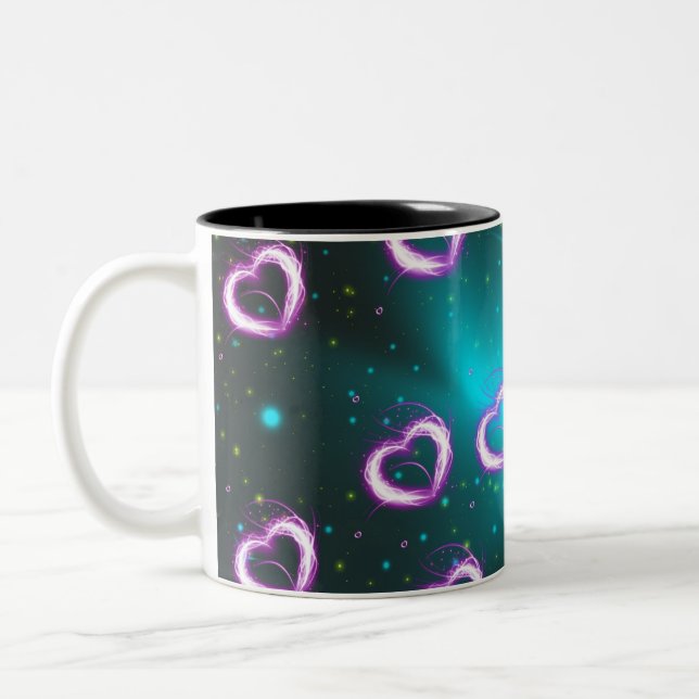 Taza Bicolor Galaxia del corazón (Izquierda)