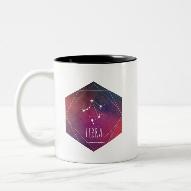 Taza Bicolor Galaxia del libra (Izquierda)