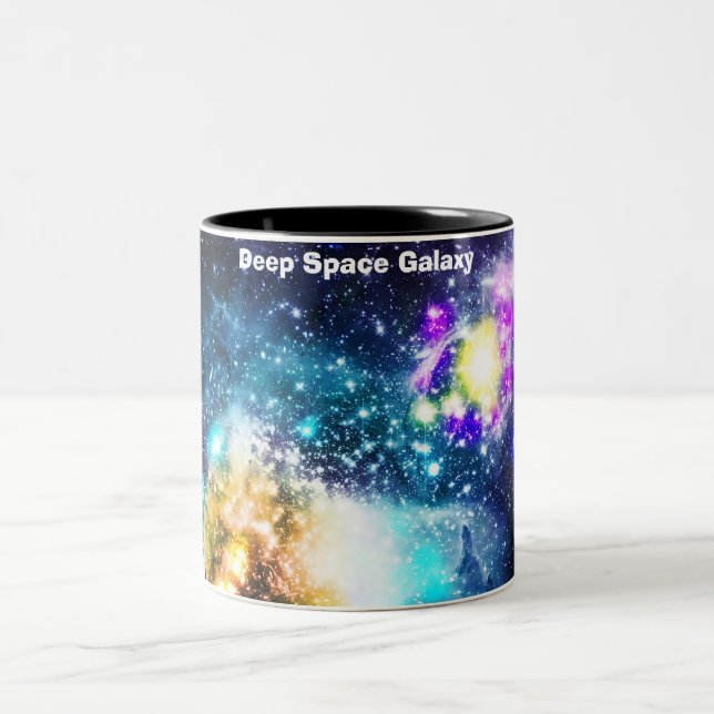 Taza Bicolor Galaxia espacial profunda (Centro)