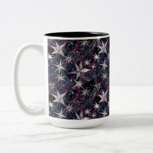 Taza Bicolor Galaxia Estallido de Estrellas Nebulosa Constelaci
